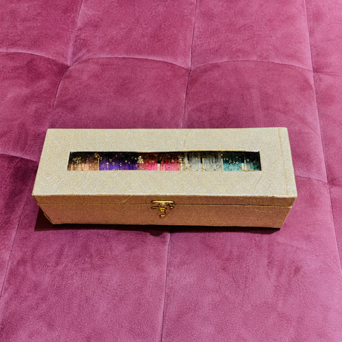 Premium Bangle Box - 60 Diamond & Ghungroo Bangles Included