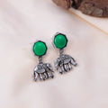 Premium Mirror Box with 12 Pairs of Oxidised Earrings