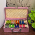 Premium Bangle Box Double Roll - Diamond & Ghungroo Bangles Included