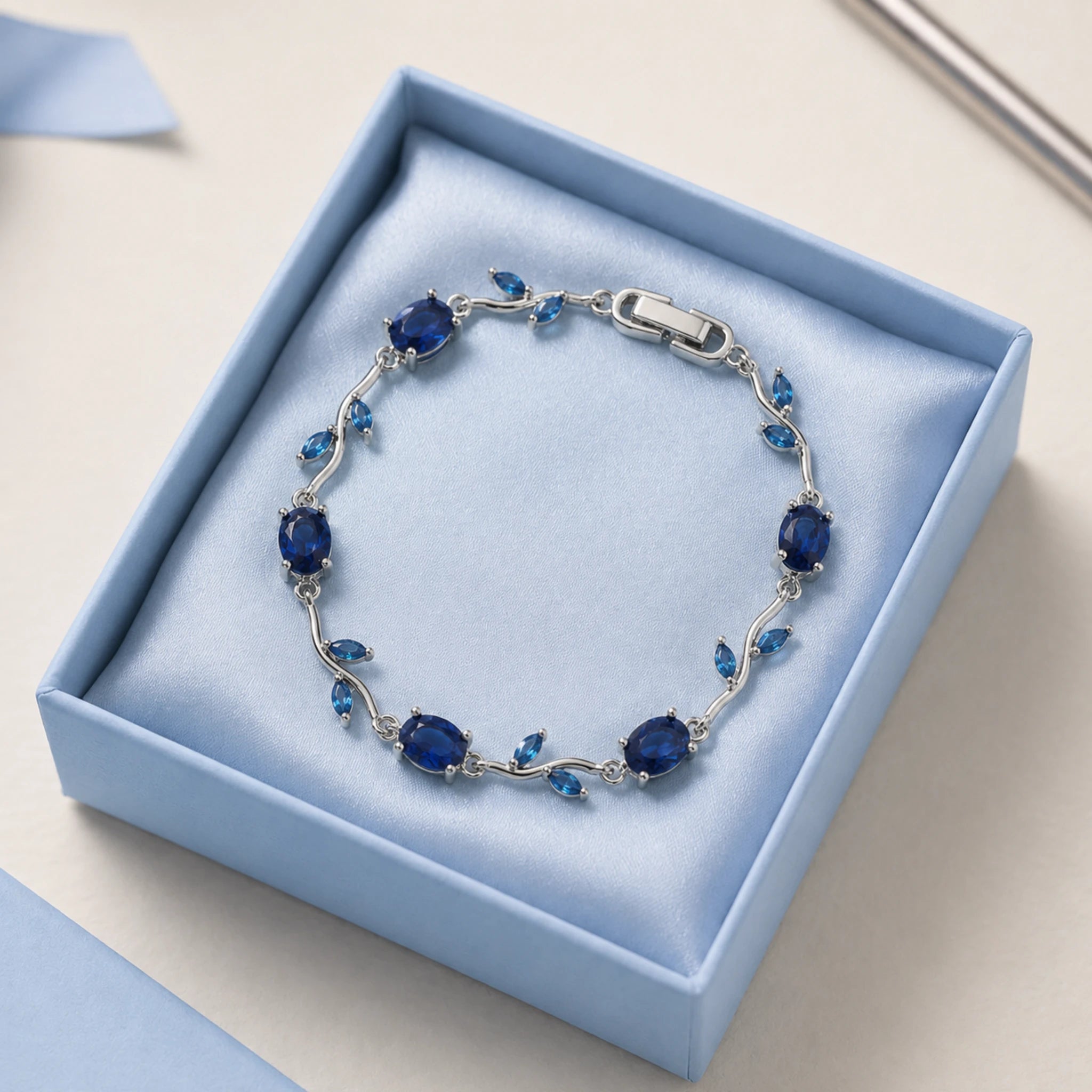 Luxury Floral Stone Tulip Bracelet - Elegant Gold & Crystal Charm for Every Occasion